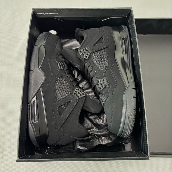 Jordan 4 Retro Black Cat 2020 -Men’s Classic Athletic Sneakers Shoes - Picture 5 of 5